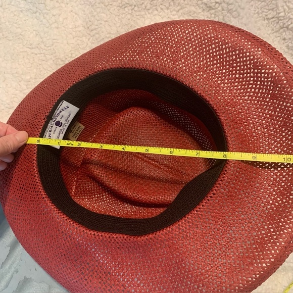 Vtg Golf  Us Open 1997 Congressional Hat Womens Straw Woven Shade Wide Brim Hat main image 11
